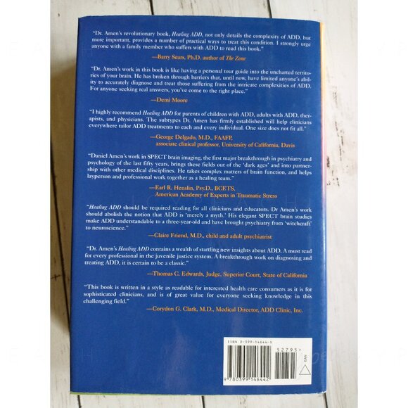 Healing ADD Daniel Amen MD-Breakthrough Program to See & Heal 6 Types of ADD - Picture 2 of 10